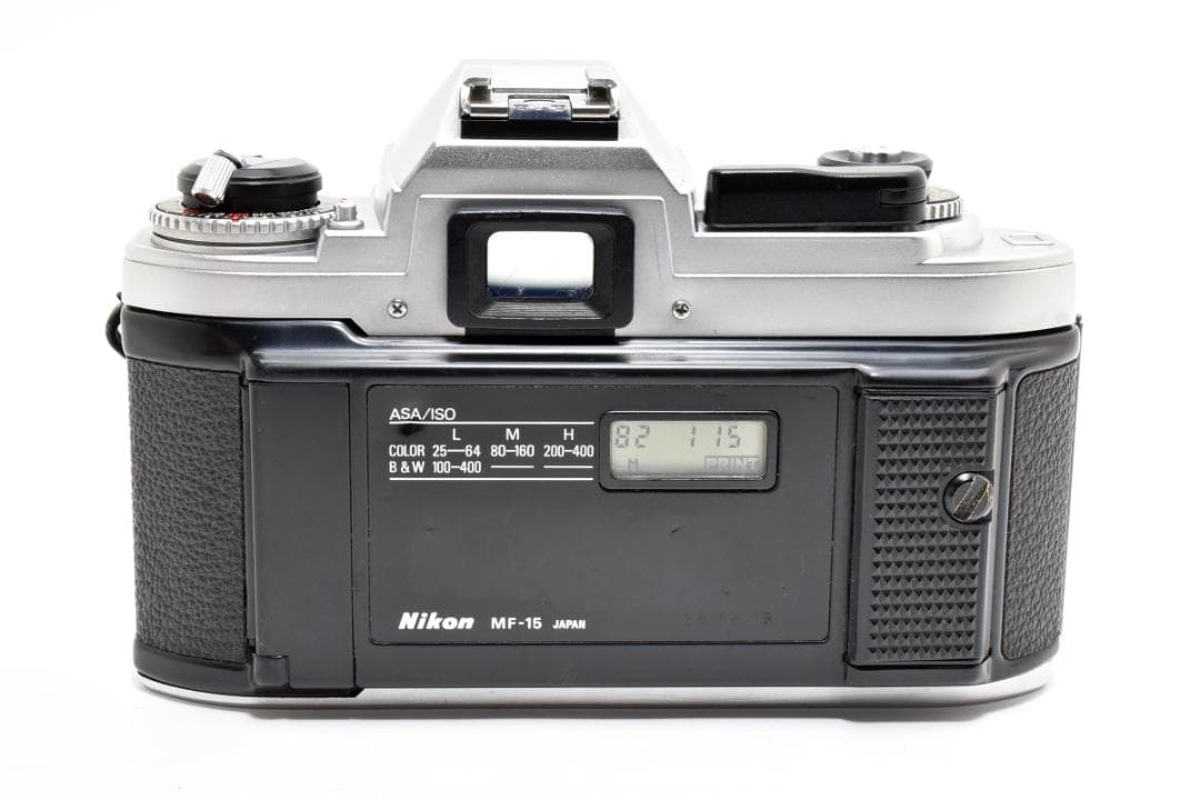 良品 ニコン FG シルバー MF-15 フィルム モルト新品交換済 H272