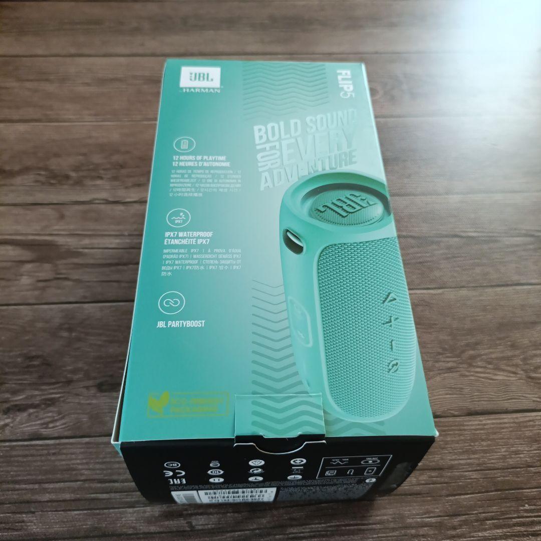 JBL FLIP5 ターコイズ ワイヤレススピーカー
