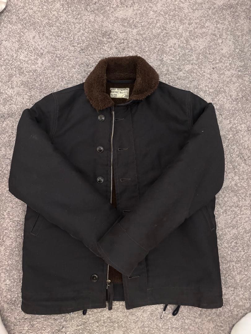 希少！N1デッキジャケットネイビー