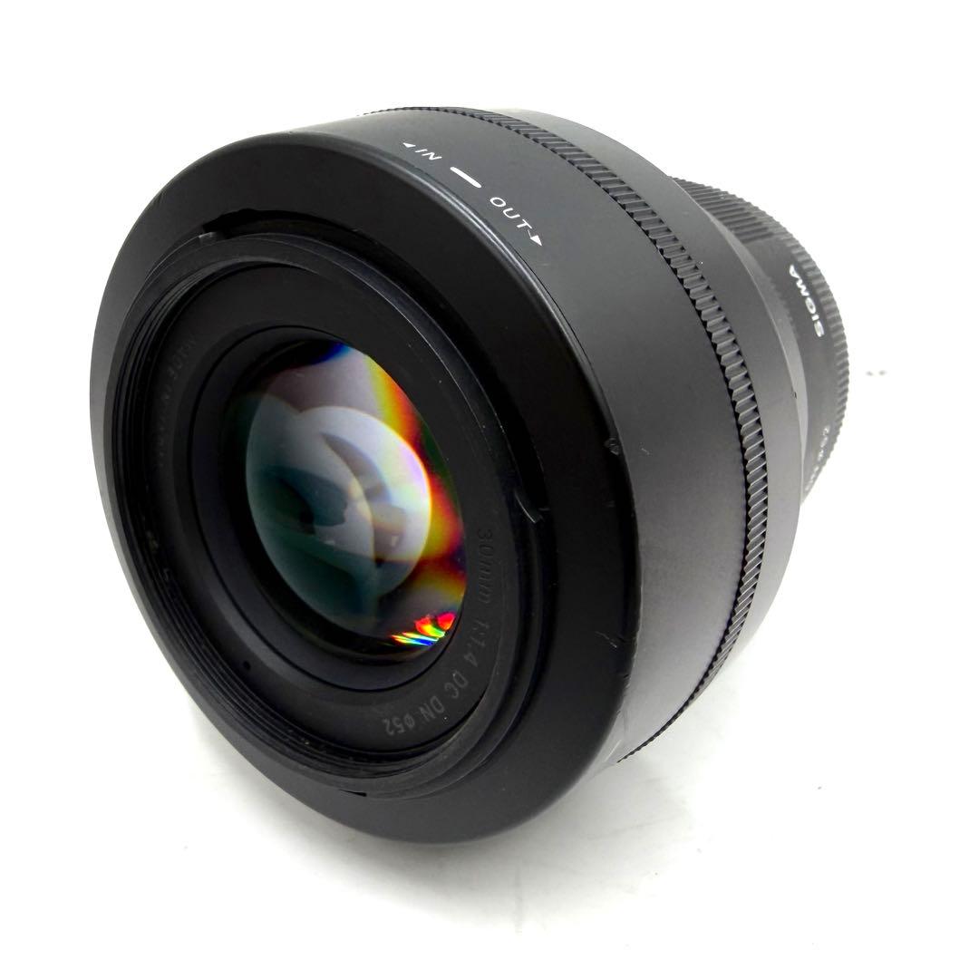 【美品✨】シグマ 30mm DC DN φ52 単焦点レンズ
