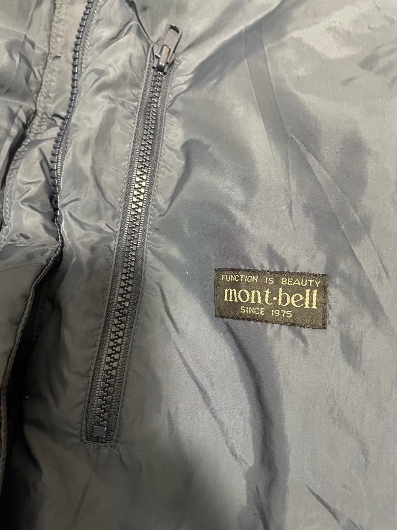 mont-bell 90s リバーシブルダウンジャケット 黒 紺