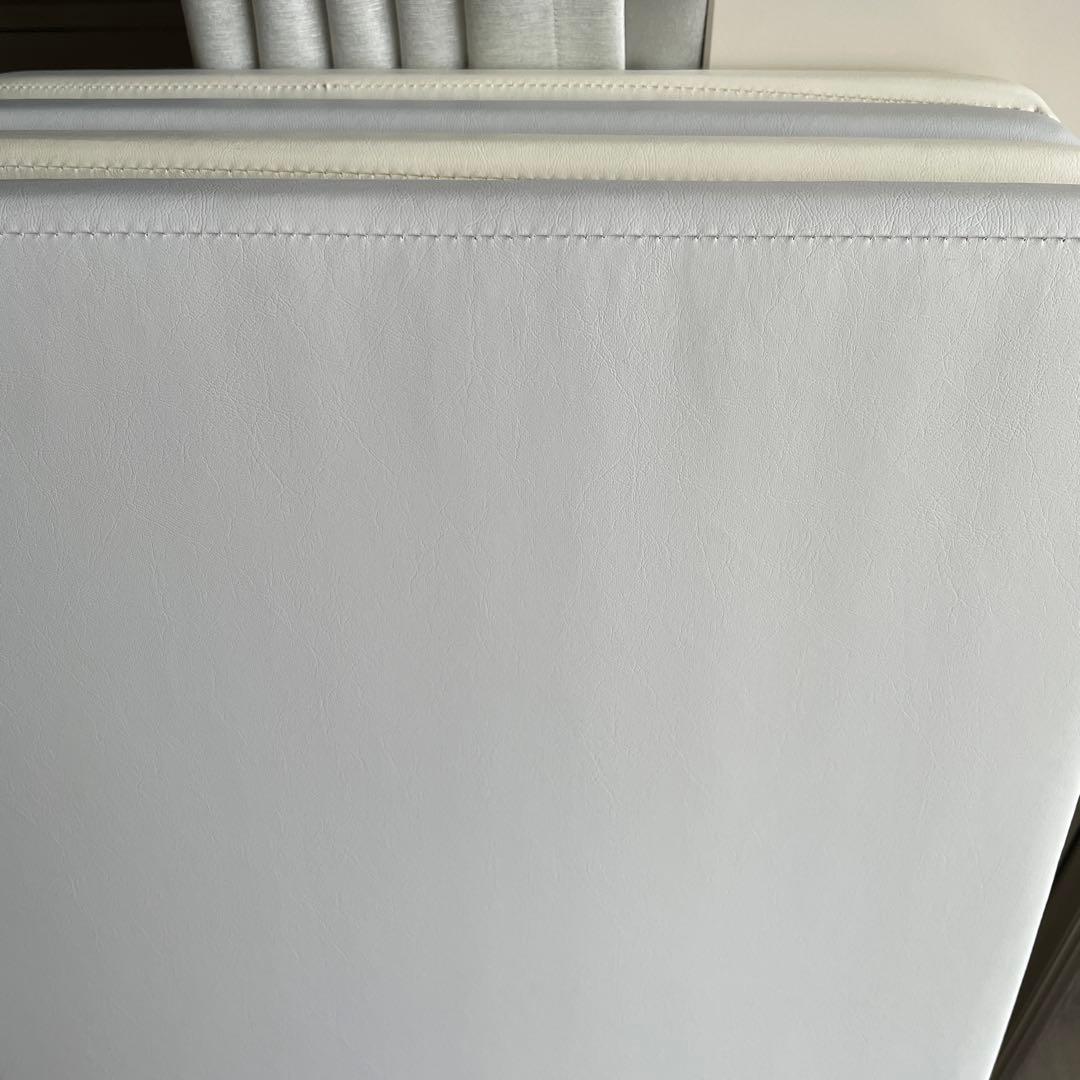 carazプレイマット　120×160×4cm ホワイト×グレー