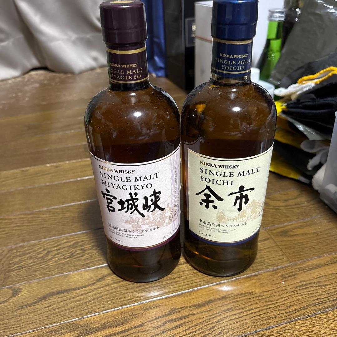 NIKKA シングルモルトウイスキー 宮城峡 余市