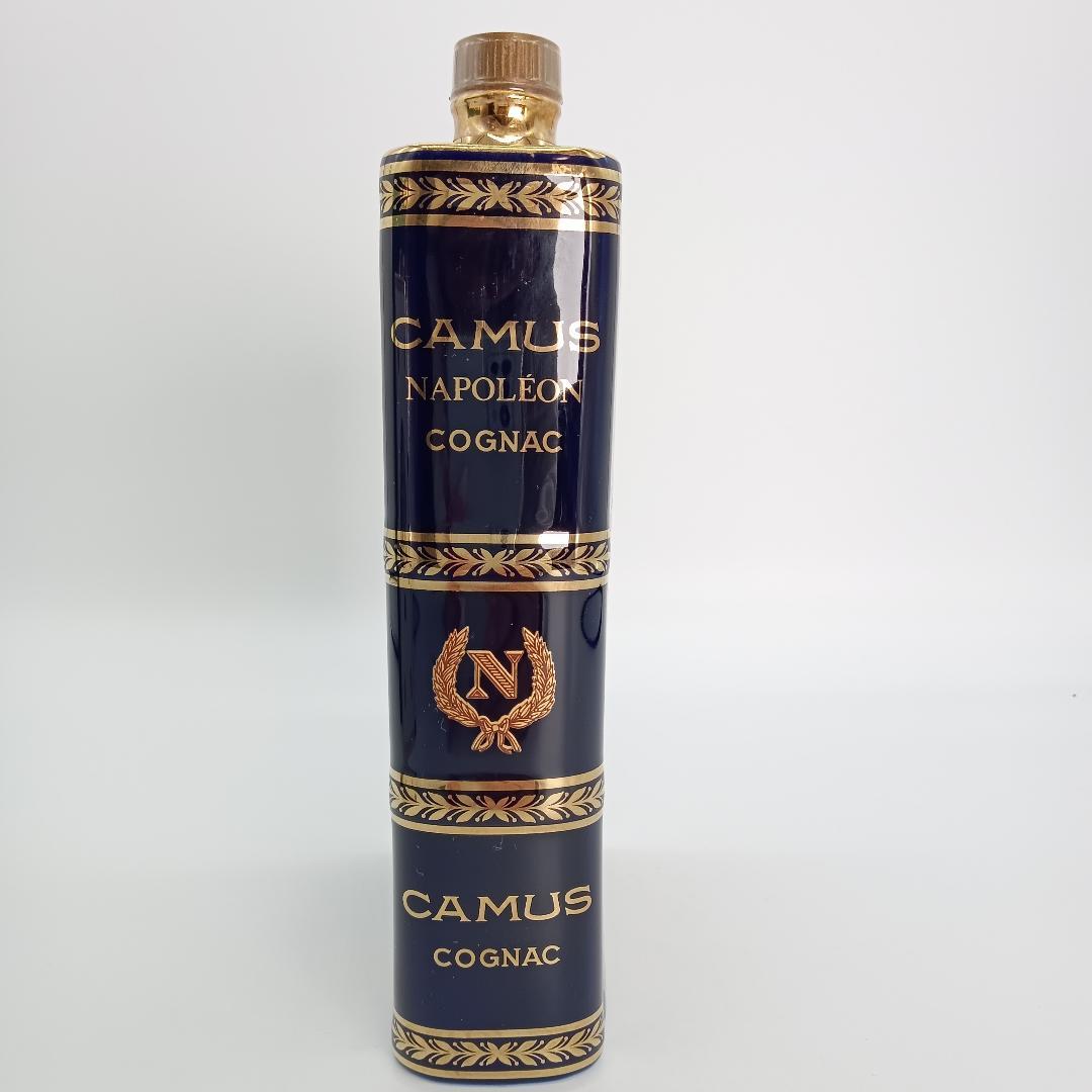 ２本セット CAMUS NAPOLEON ブック 陶器ボトル 青 白×緑