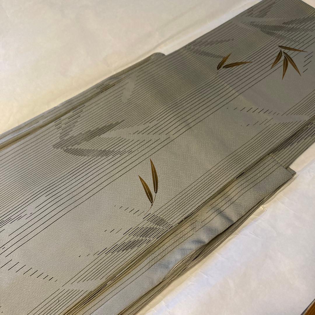 靖 122720宅　螺鈿小紋　竹　袷　着物