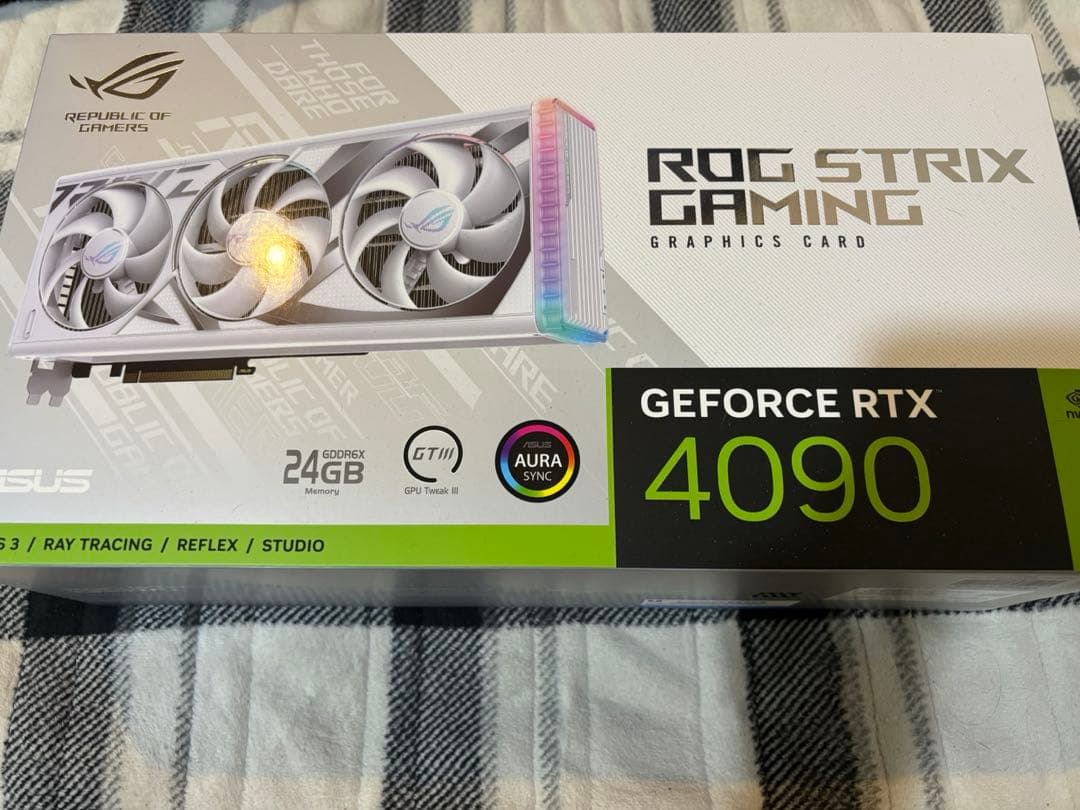 グラフィックボード・グラボ・ビデオカード Rog strix GeForce RTX 4090 White