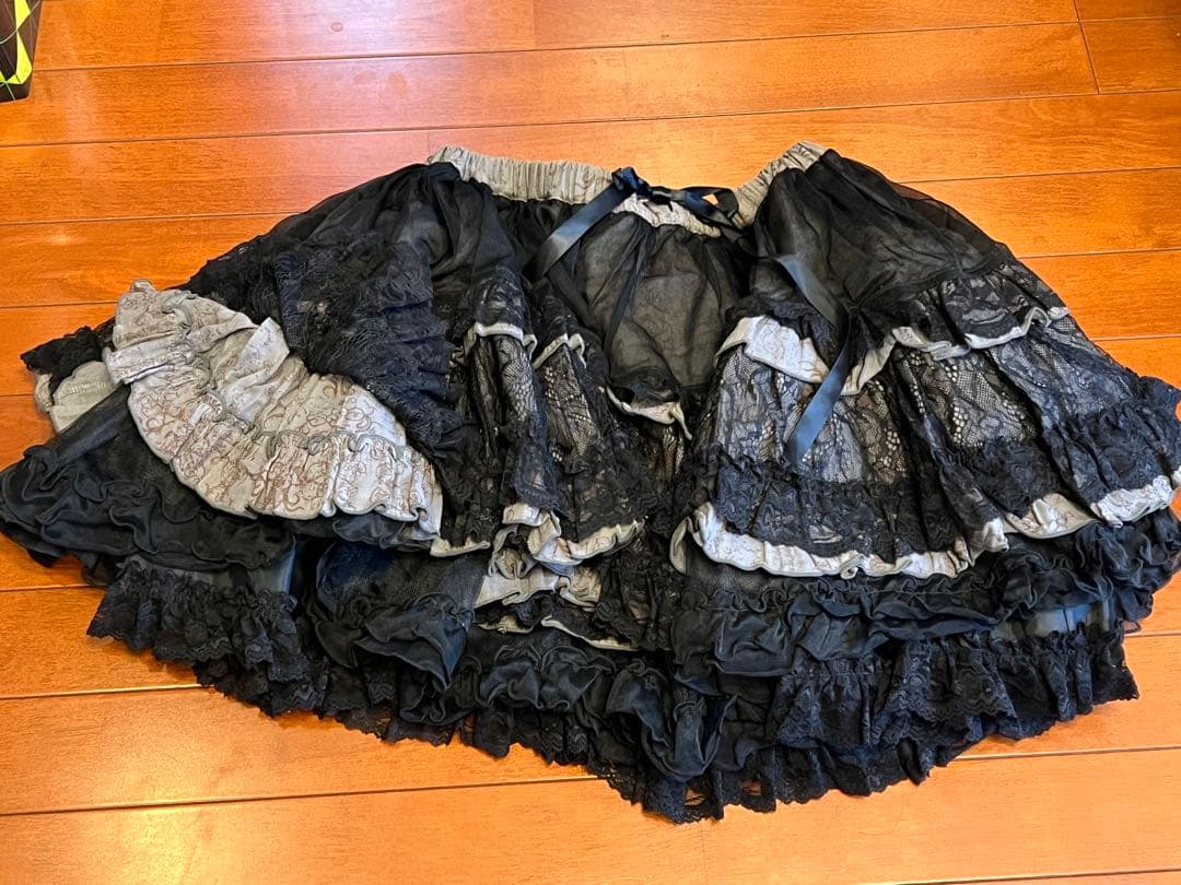 【最終値下げ】h.NaotoFRILLフリルミニスカート(フリーサイズ)ゴスロリ