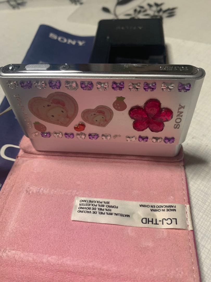 SONY Cyber-Shot DSC-T77 カバー桃　ほぼ未使用です　美品