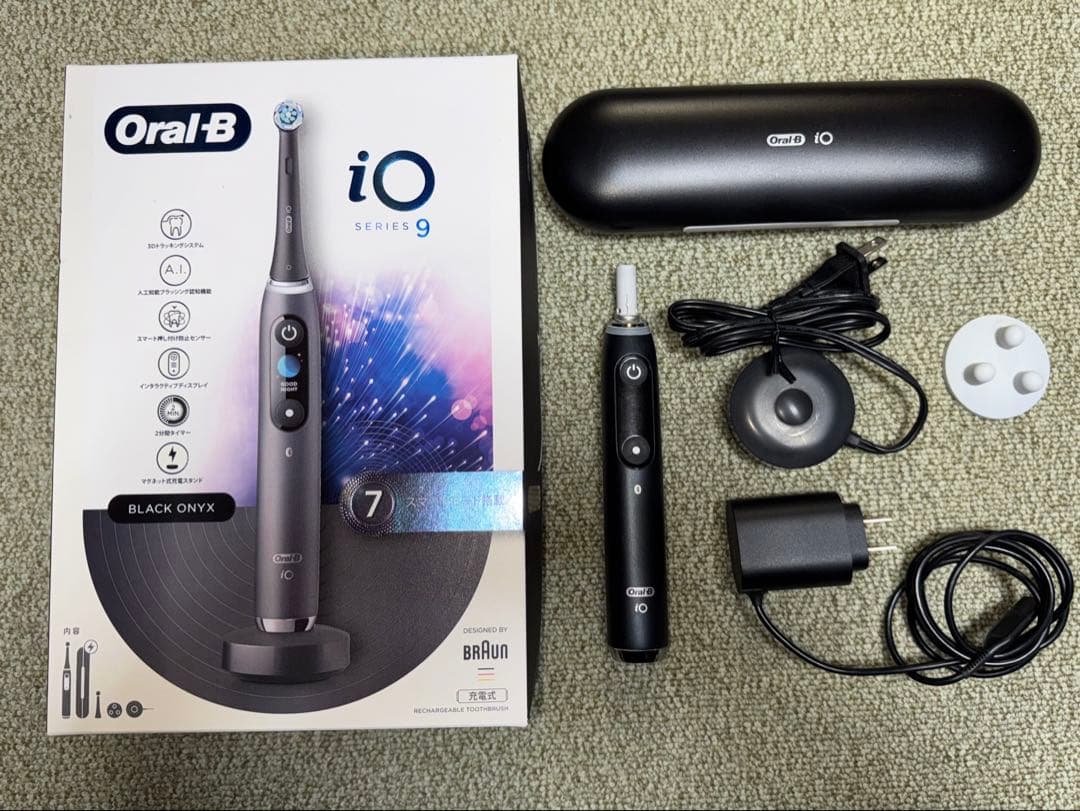 Oral-B iO9 電動歯ブラシ 本体 純正替えブラシ2本