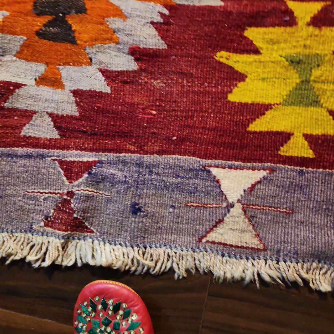 SALE♥️1950年代 トルコ手織り オールドキリム