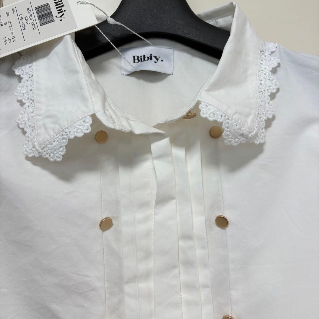 タグ付き新品 bibiy CLAIRE BUTTONS BLOUSE ブラウス
