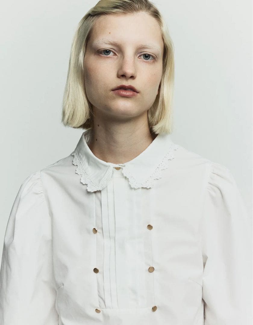 タグ付き新品 bibiy CLAIRE BUTTONS BLOUSE ブラウス