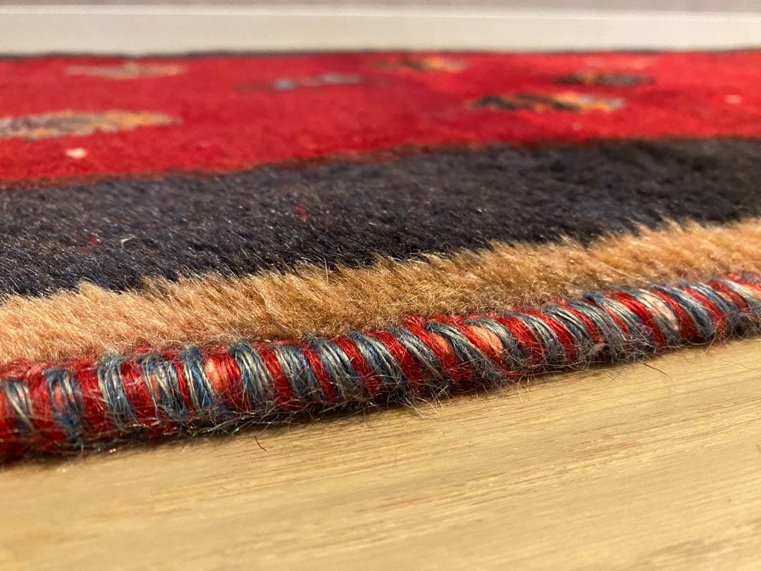 み*ん様 ウール ギャッベ ランナーラグ 廊下マット ペルシャ絨毯