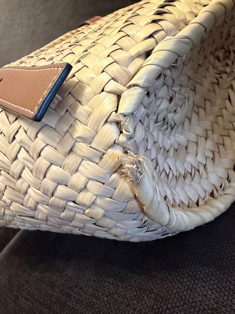 【美品】LOEWE　バスケットバッグ　スモール　ロエベ　かごバッグ　カゴ