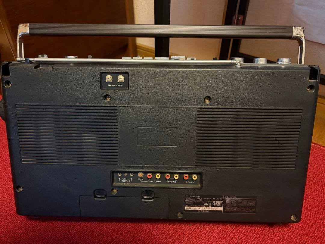 昭和レトロ　ラジカセ　　SHARP THE SEARCHER -XL