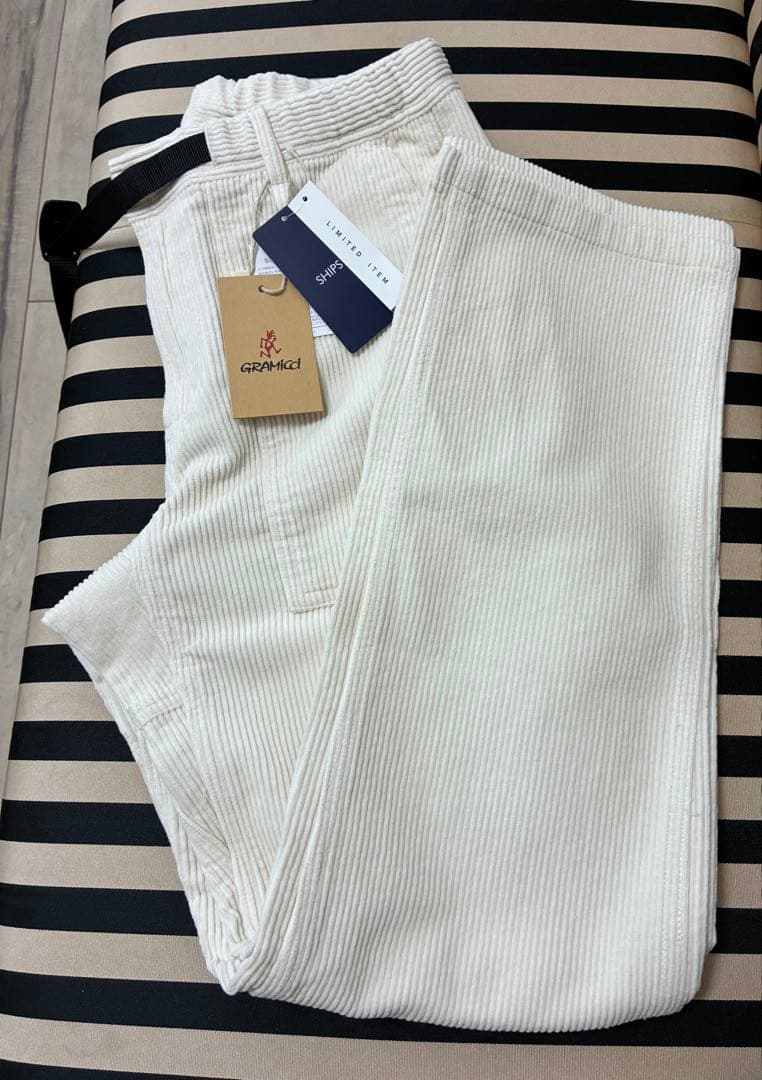 【未使用】 グラミチコーデュロイ チノパン Mサイズ アイボリー