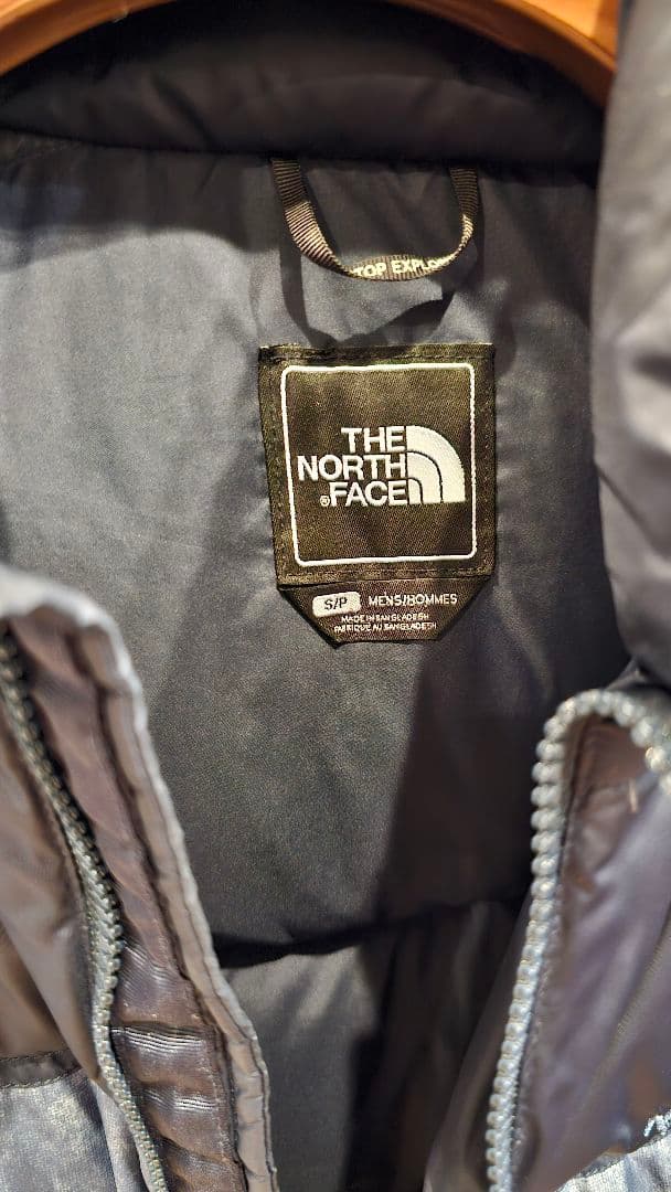 THE NORTH FACE ダウンジャケット ネイビー/グレー