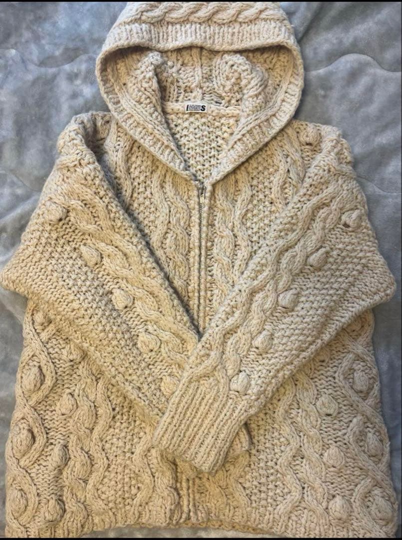 ISSEY MIYAKE イッセイミヤケIS ニットパーカージャケット