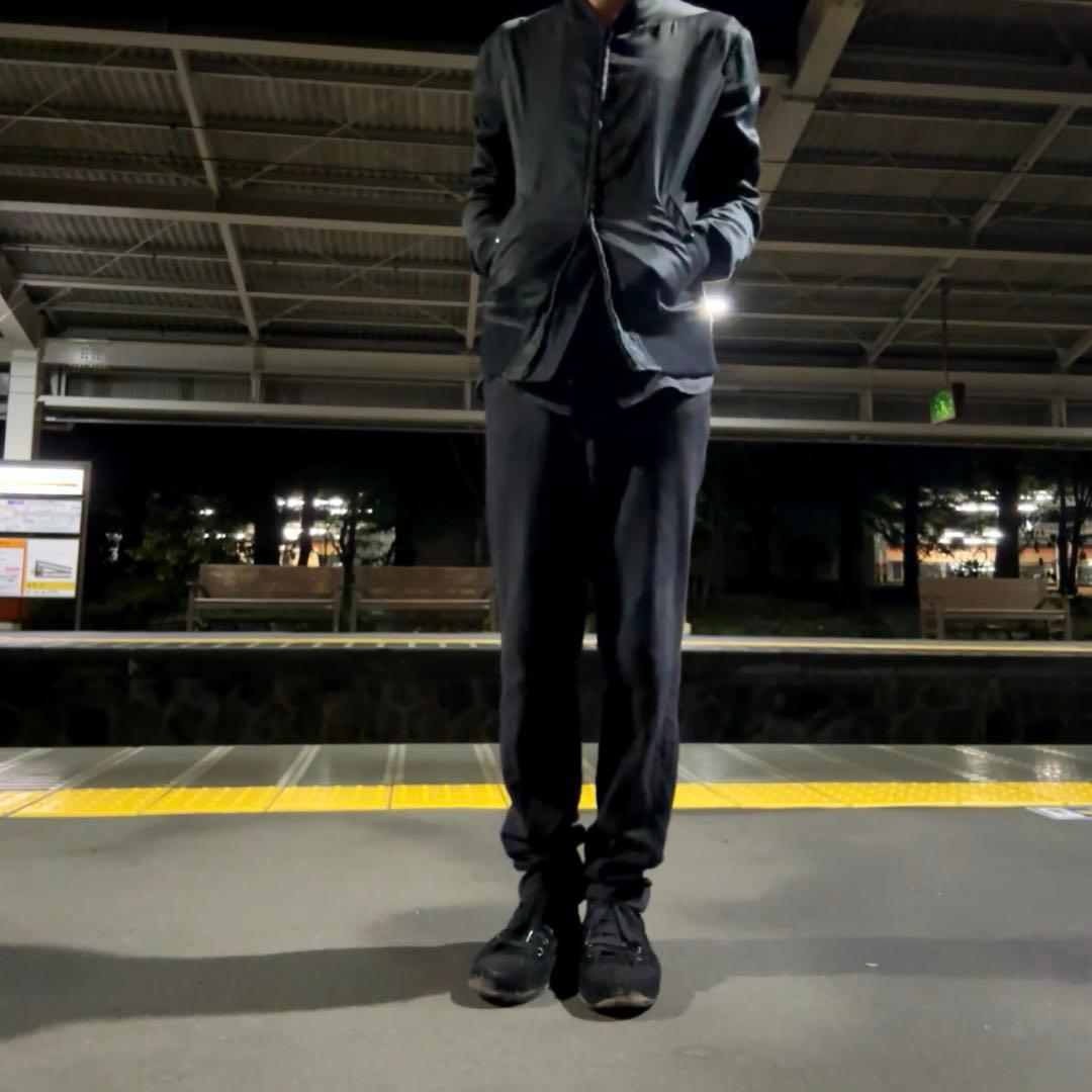 Ann Demeulemeester ブラック スラックス S