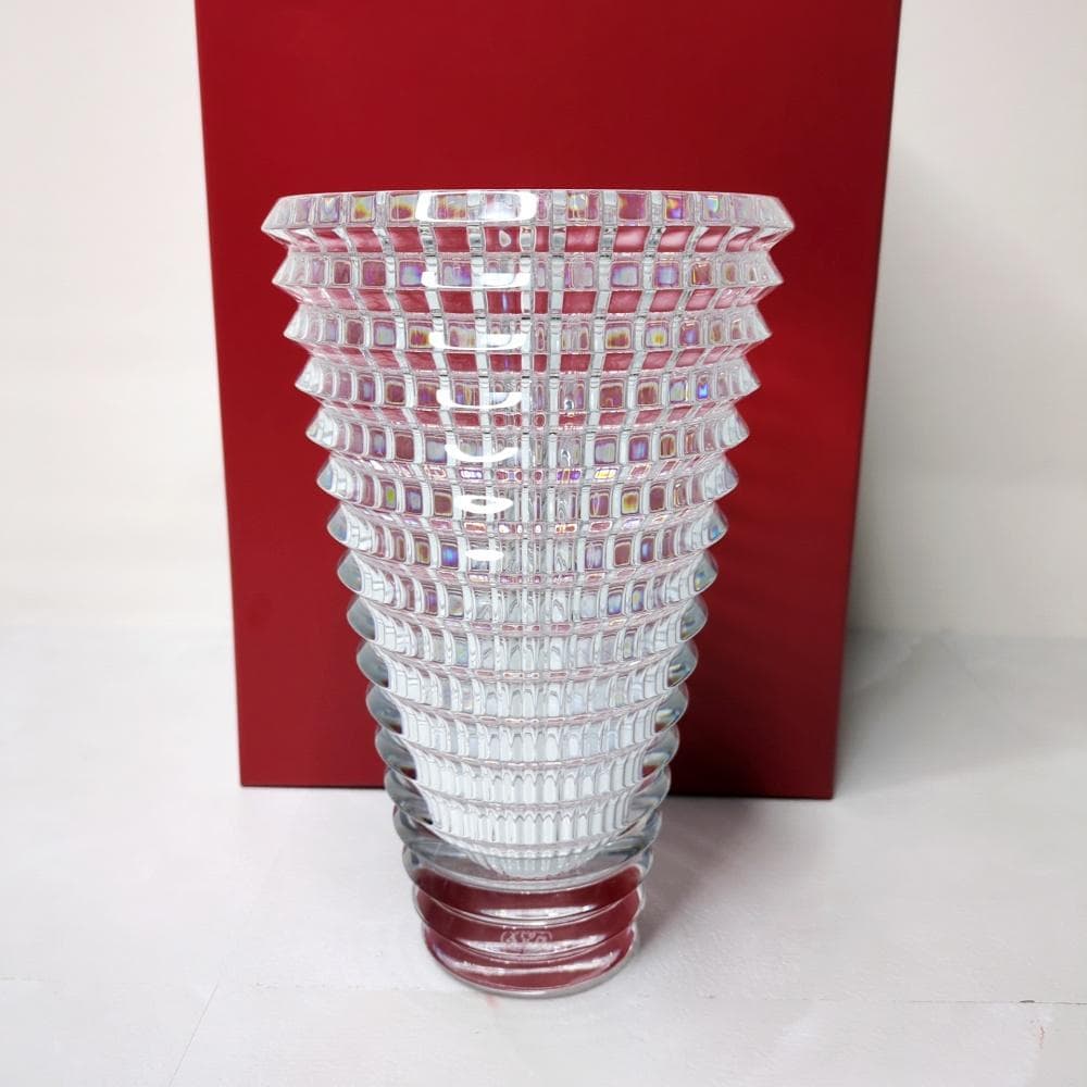 Baccarat EYE バカラ アイベース ラウンド トール 花瓶 円形