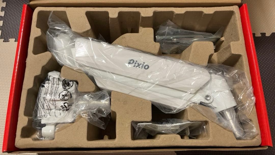 Pixio PS2Sモニターアーム ホワイト