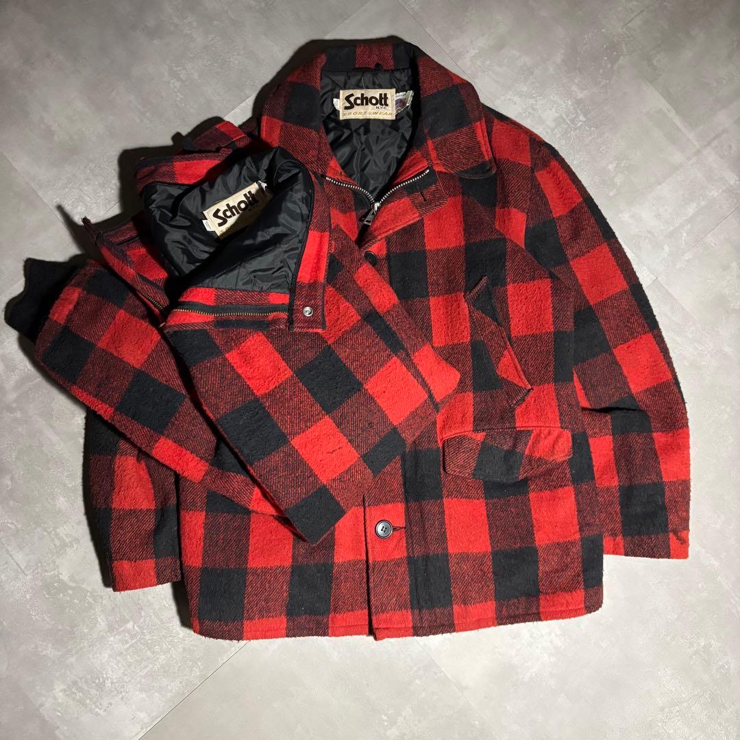 完品 80s - Schott ショット　ハンティングジャケット セットアップ