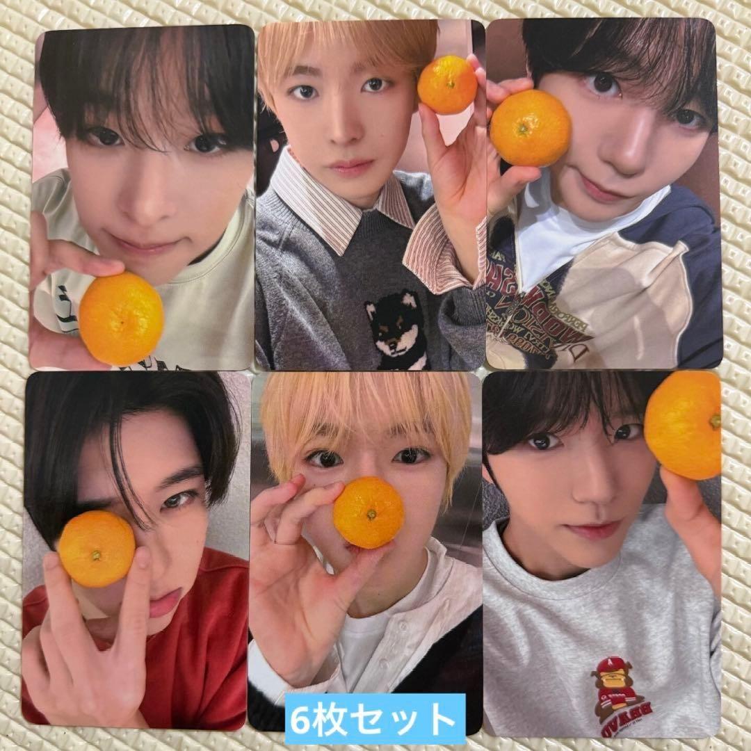 NCTWISH COLOR everline ラキドロ みかん トレカ６枚セット