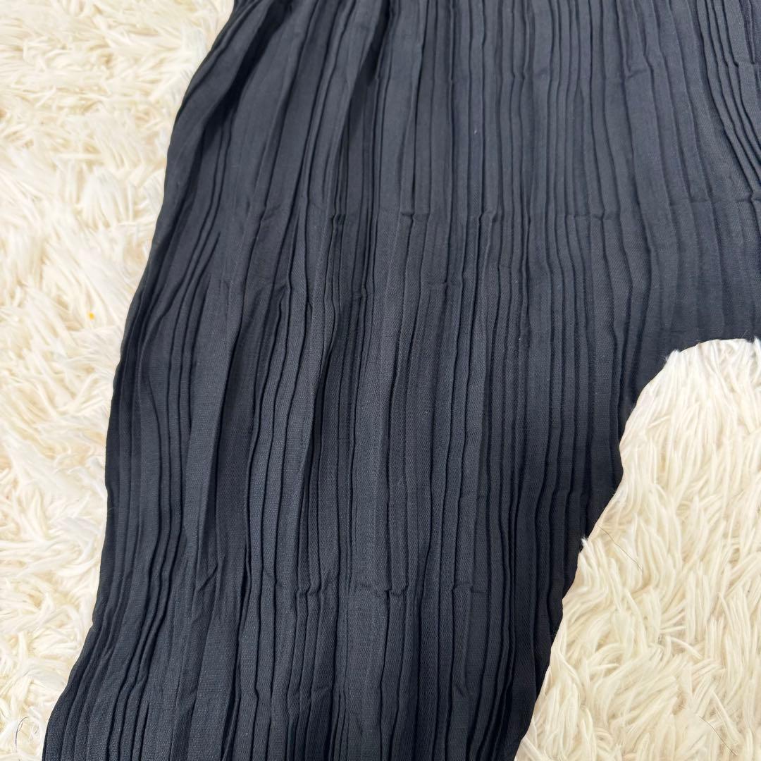 美品✨ISSEY MIYAKE プリーツ　ブラック　サルエルパンツ　サイズ2