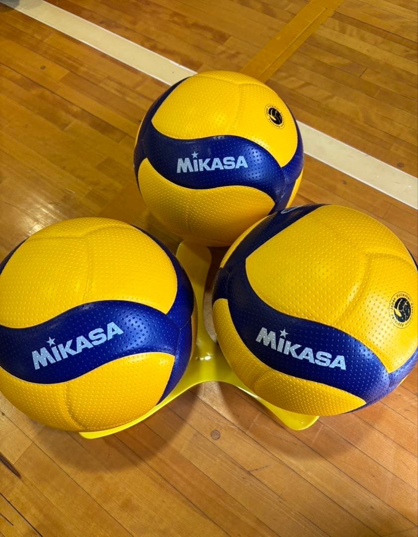 Mikasa V400W-L バレーボール 3個セット