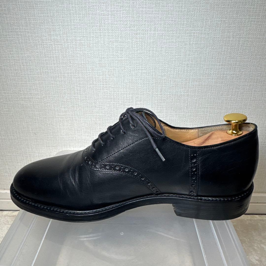 17 美品　ラルフローレン　イタリア製　革靴　25EE レザーシューズ　ブラック