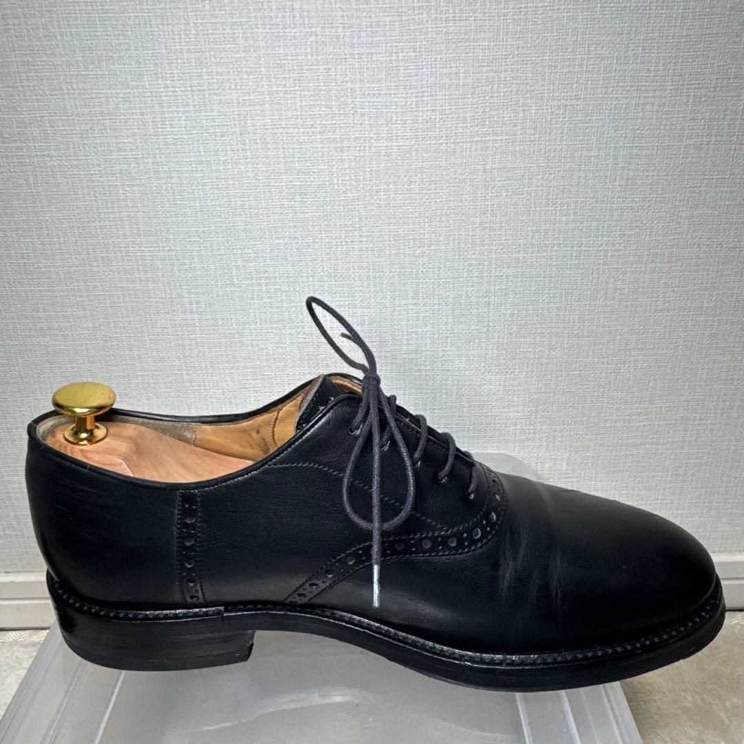 17 美品　ラルフローレン　イタリア製　革靴　25EE レザーシューズ　ブラック