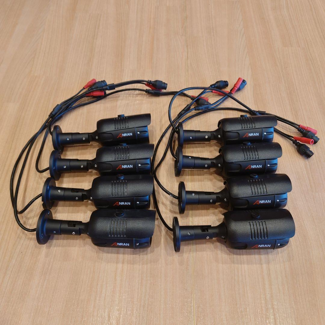 防犯カメラ 500万画素フルHDカメラ WEB監視 PoE給電 ANRAN製