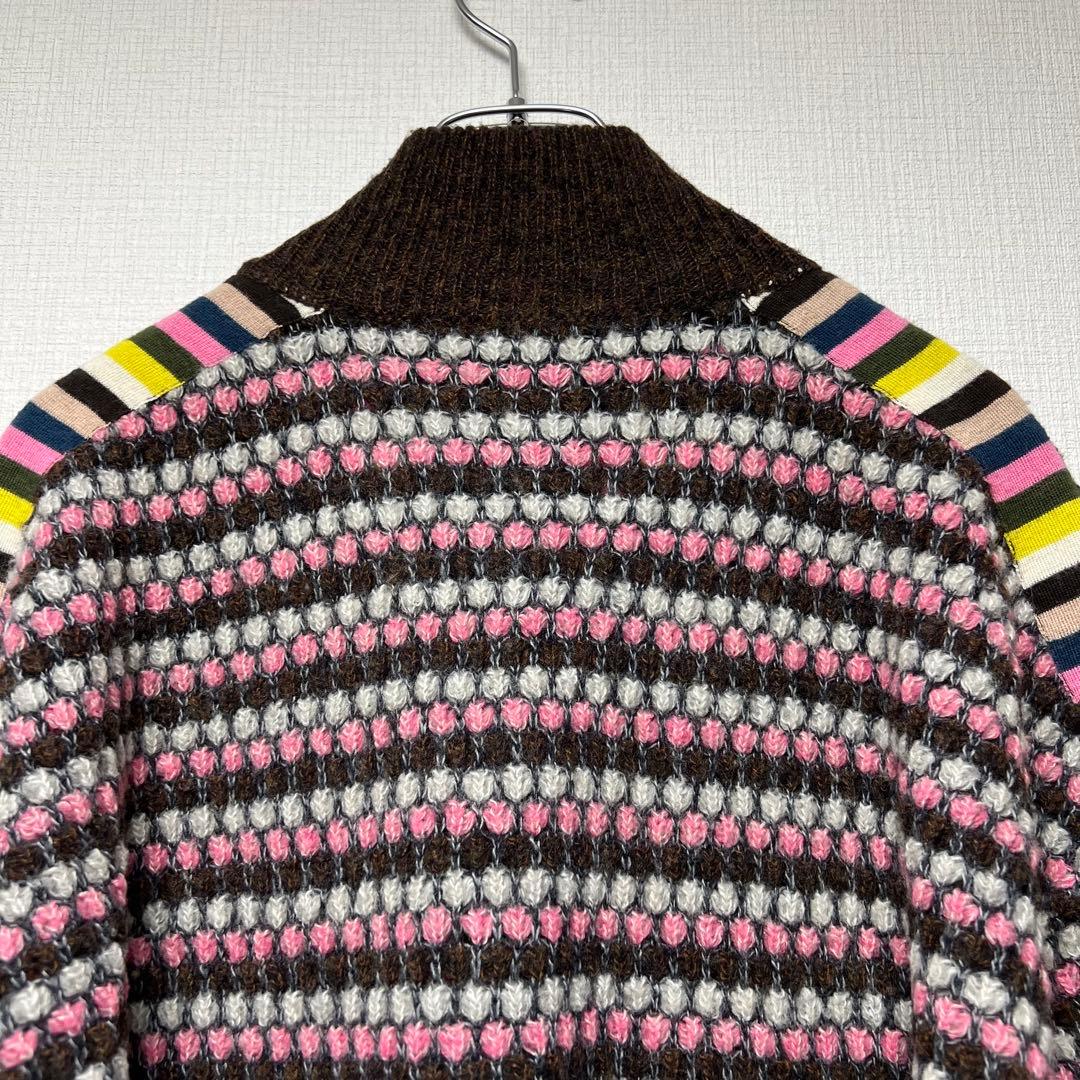 ミナペルホネン chipmunk ニットカーディガン マルチカラー ジャケット