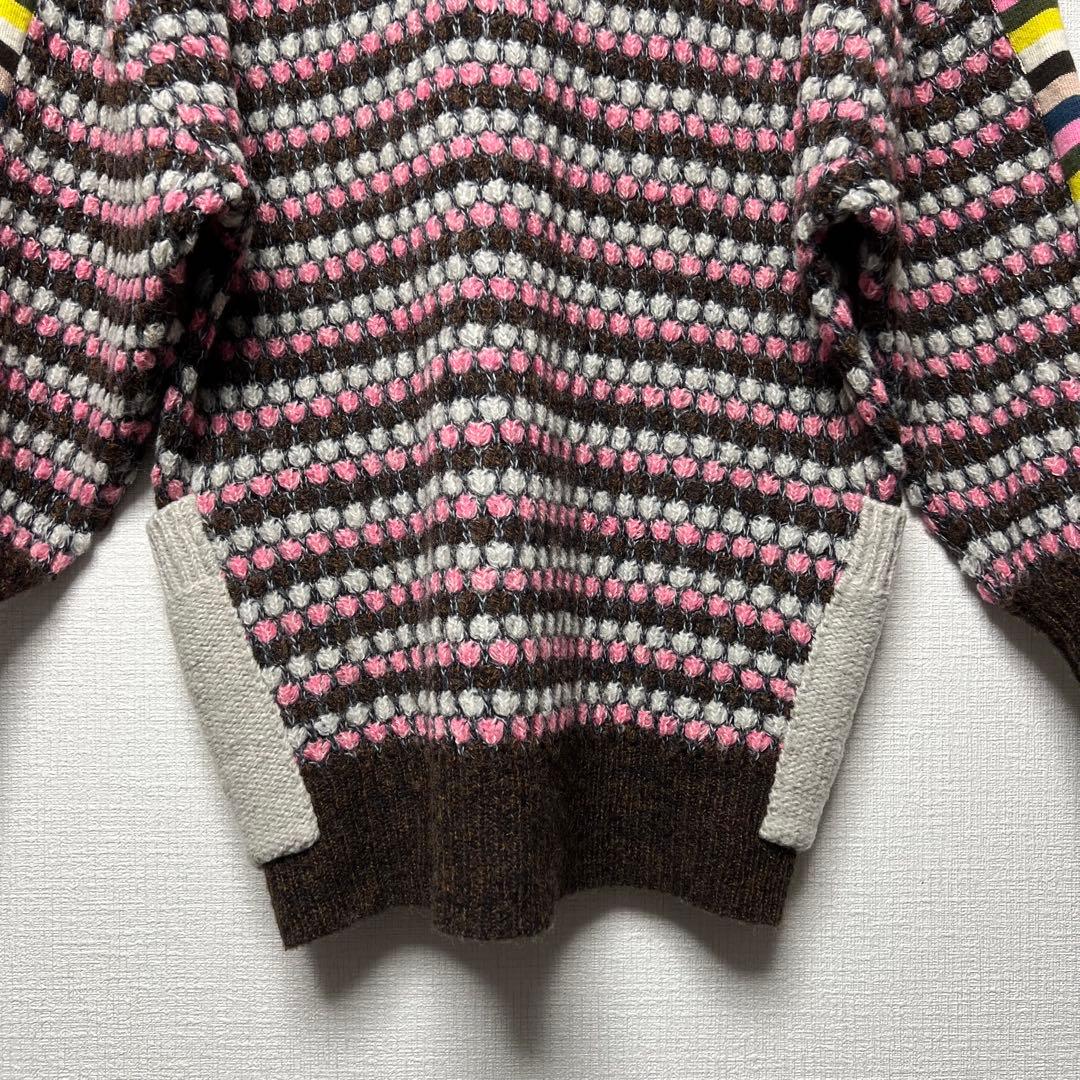 ミナペルホネン chipmunk ニットカーディガン マルチカラー ジャケット