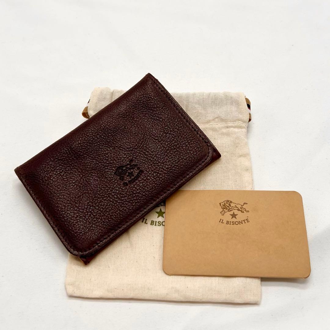 《新品未使用》イルビゾンテ カードケース ☆カフェブラウン（ダークブラウン）☆