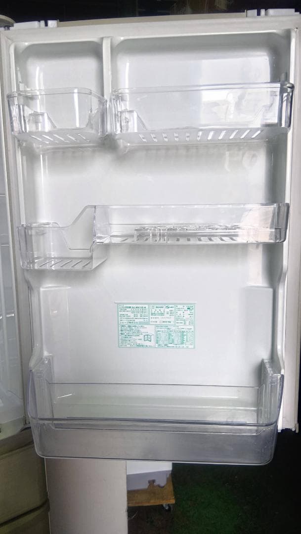 【完動品】SHARP シャープ ノンフロン冷凍冷蔵庫 SJ-W411E-N