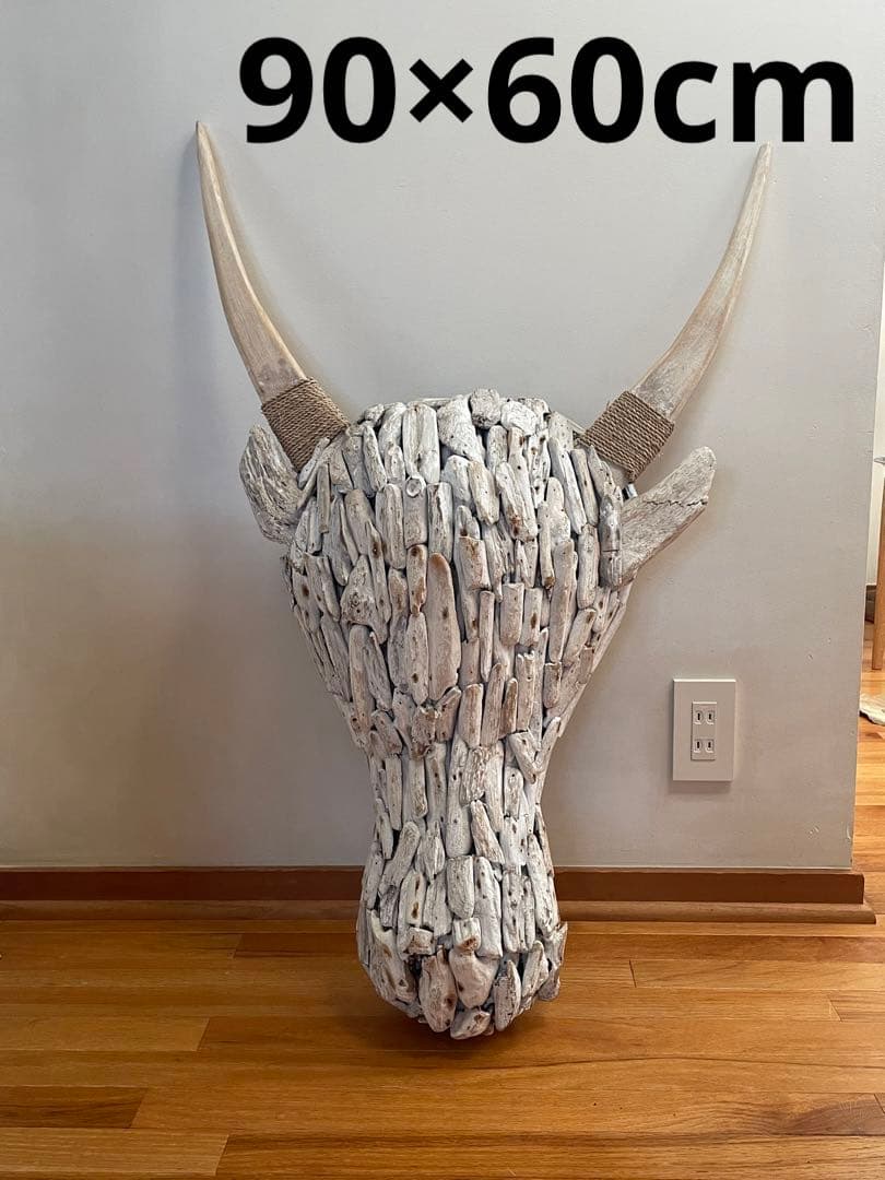 壁掛けオブジェ バッファロー 水牛 インテリア 北欧 北米