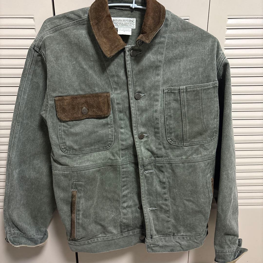 BANANA REPUBLIC ミリタリージャケット M オリーブグリーン