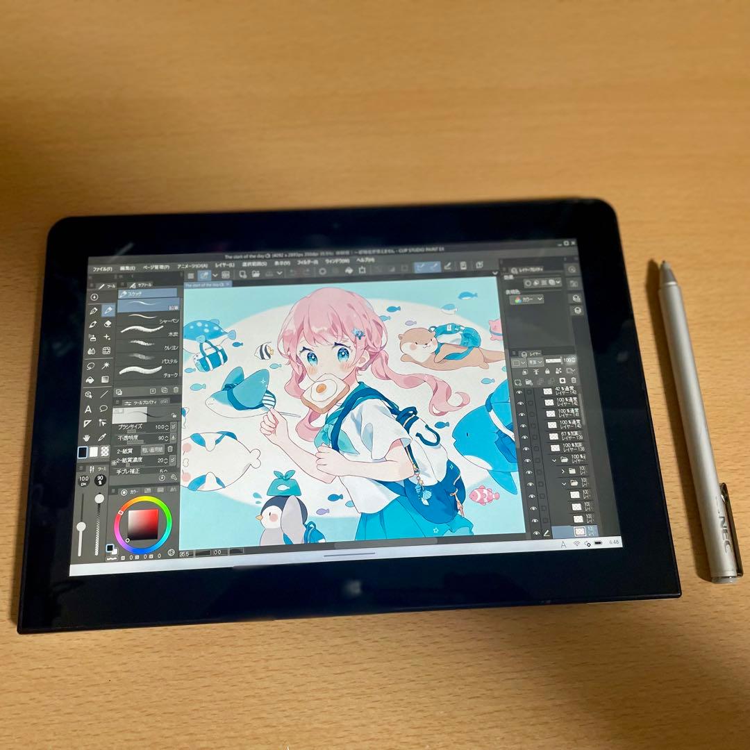 ◇特価! NEC ワコム 筆圧2048段階 128GB お絵描きタブレット