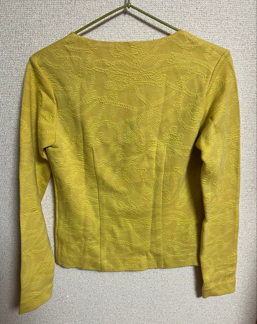 【新品】ヴィヴィアンウエストウッド スウェットトップス ロープ柄 イエロー M