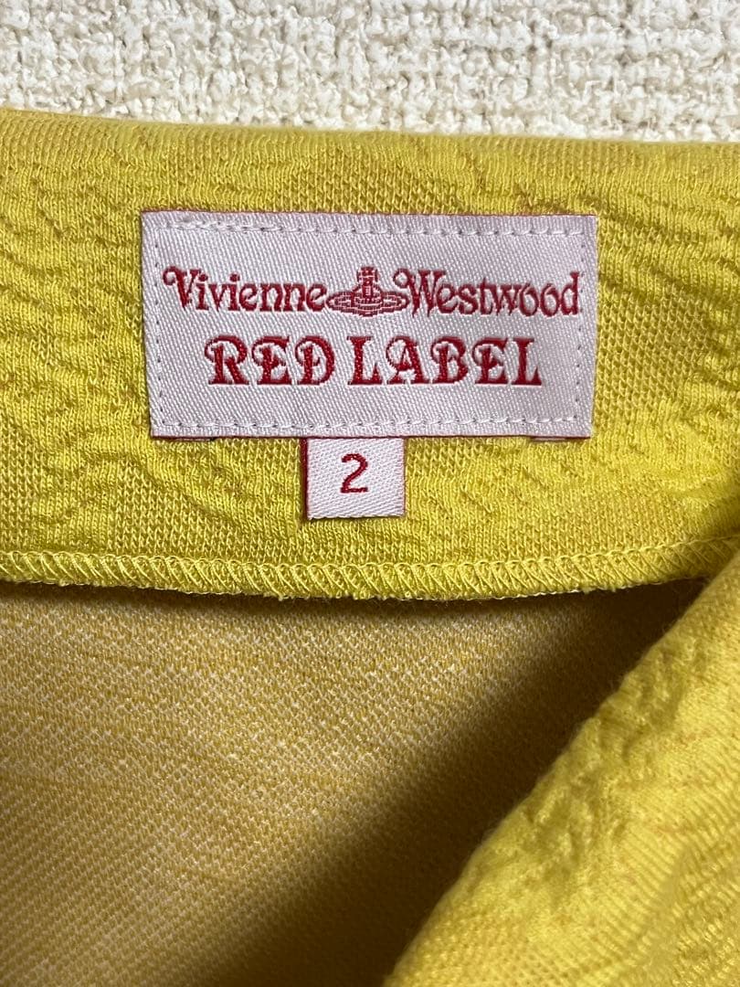 【新品】ヴィヴィアンウエストウッド スウェットトップス ロープ柄 イエロー M