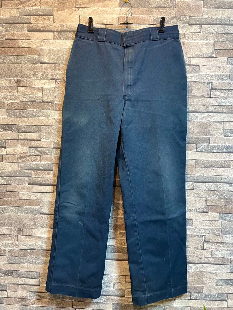 80s Dickies 874 ネイビー　ワークパンツ　チビタグ vintage