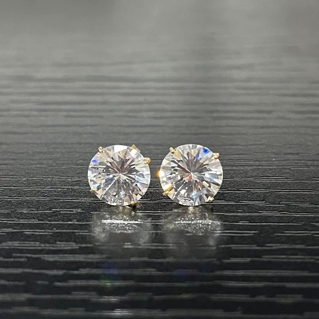 AVALANCHE アバランチ 14Kイエローゴールド スタッズピアス 9mm