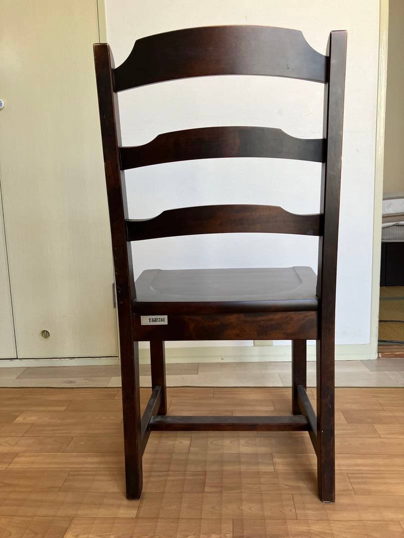 北海道民芸家具 木製デスクチェア