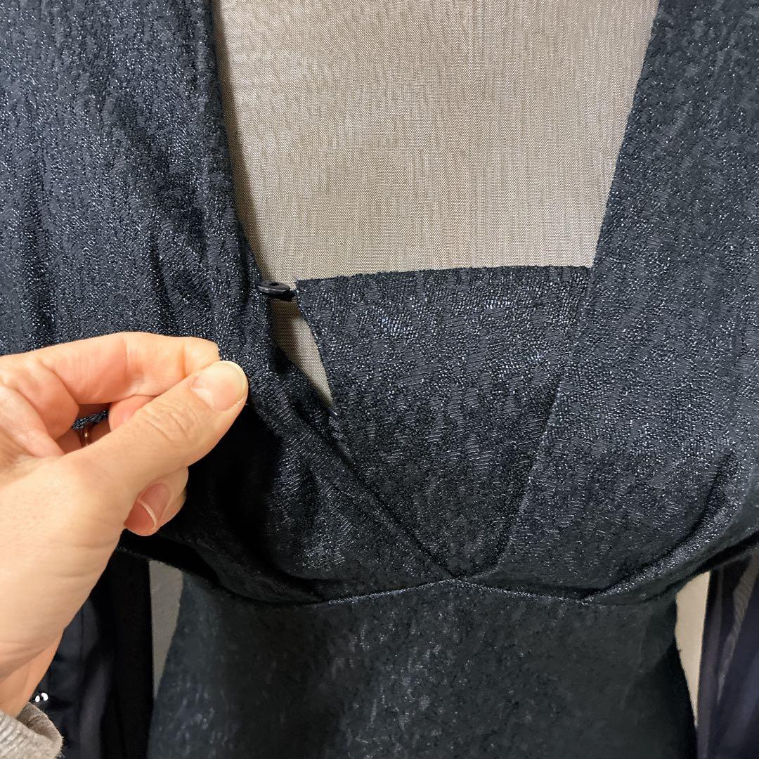 Vラインジャガードドレス / V line jacquard dress