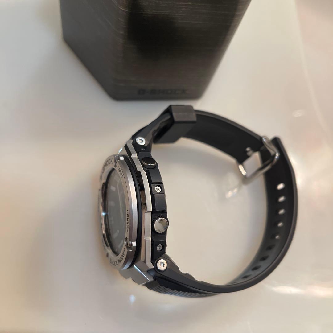 【美品】CASIO G-SHOCK G-STEEL GST-S110-1A