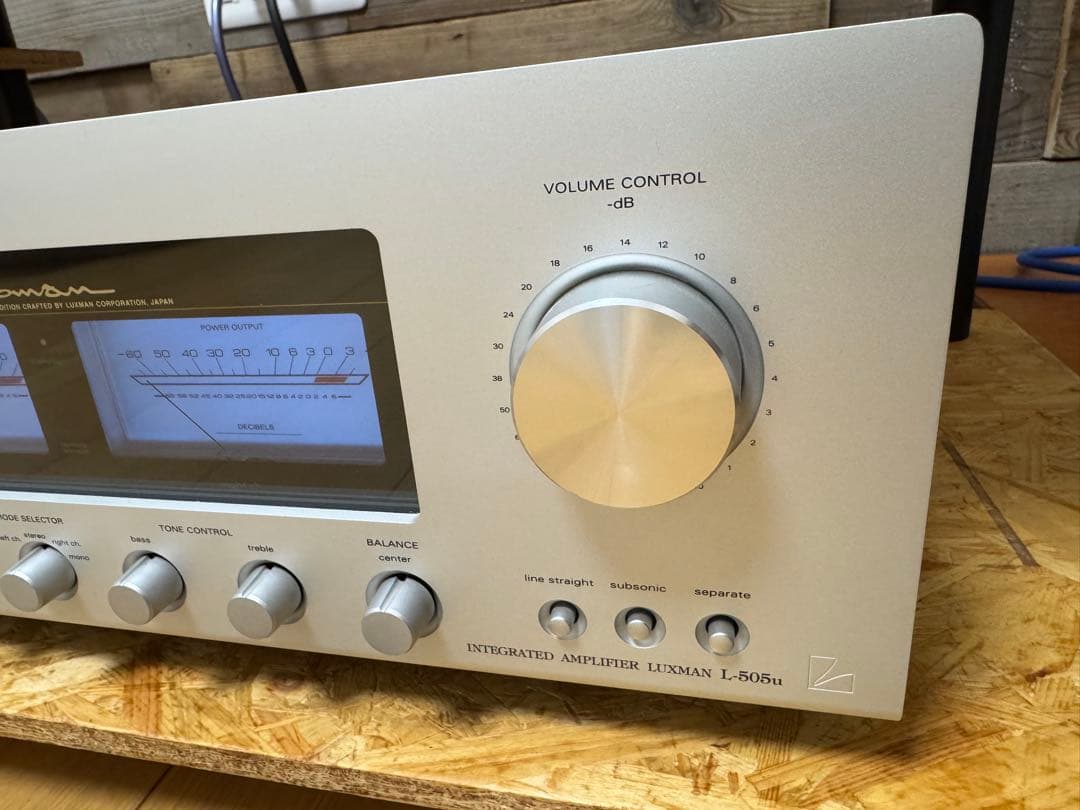 ！美品！LUXMAN L-505u プリメインアンプ　動作良好　ラックスマン