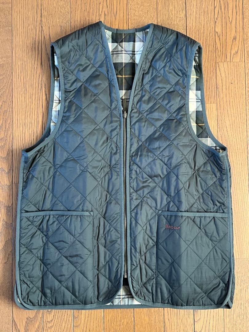 BARBOUR バブアー キルティングベスト MLI0001 カーキグリーン