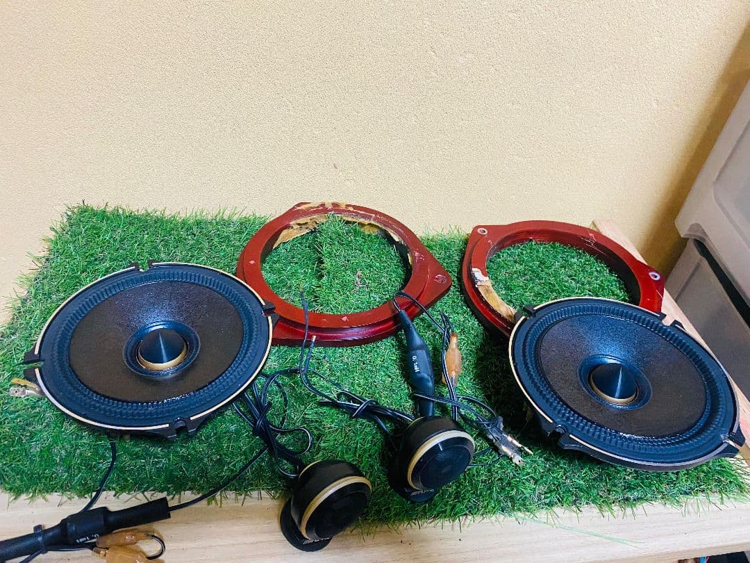 ALPINE ツィーター ブラック/ゴールド 2個