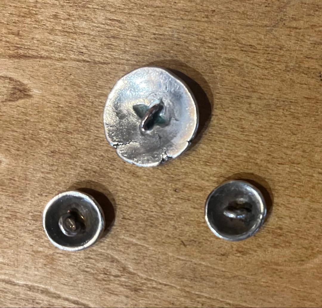 SUTDIO T&Y シルバーコンチョ3個セット